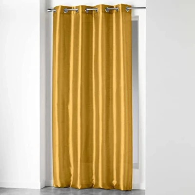 Obrázek Douceur D &#039;Intérieur závěs Polyester 140 x 240 cm, hořčice, 140x1x240 cm