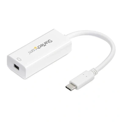 Obrázek StarTech.com adaptér USB C na Mini DisplayPort 4K 60Hz bílý 3.1 typ DP vylepšená verze je CDP2MDPEC (CDP2MDP)