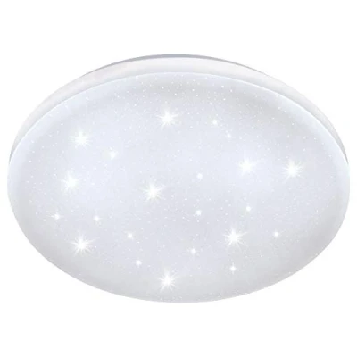 Obrázek EGLO LED stropní svítidlo Frania S, 1 s efektem hvězdné oblohy, materiál: ocel, plast, barva: bílá, Ø: 33 cm