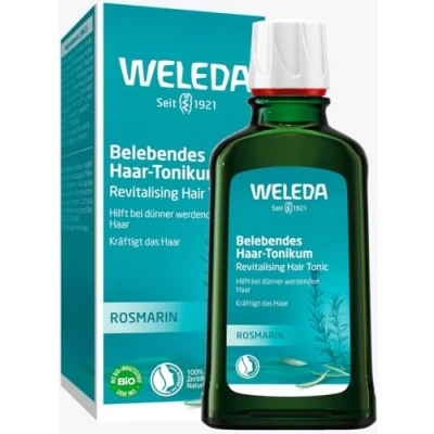 Obrázek WELEDA Bio rozmarýn vlasové onikum 100 ml Přírodní kosmetika vlasová voda tonikum s rozmarýnovým olejem pomáhá při řídnutí vlasů. péče o vlasy posiluje a udržuje zdravou pokožku hlavy