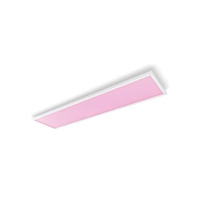 Obrázek Philips Hue White &amp; Color Ambiance Surimu panel stropní svítidlo 120 x 30 cm (4 150 lm), stmívatelné pro světelný systém s 16 miliony barev, chytré ovládání světla pomocí hlasu