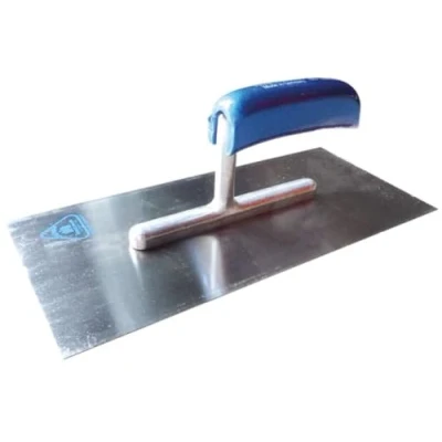 Obrázek Jung Henkelmann hladítko C ocel, dřevěná rukojeť, nezoubkovaná, ergonomický tvar, 280 x 130 0,7 mm) 80728000