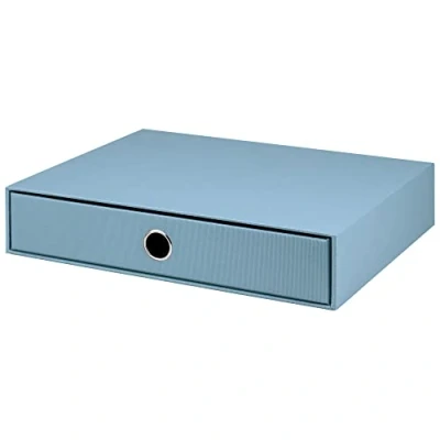 Obrázek Rössler Papier 1524452150 S.O.H. O. Zásuvkový box pro DIN A4, s otvorem rukojeť, denim, 343 x 250 65 mm, 1 kus