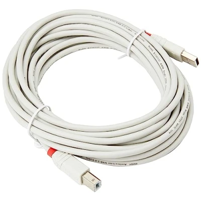 Obrázek LINDY 36685 5m USB 2.0 Typ A an B Kabel, Anthra Line, Grau
