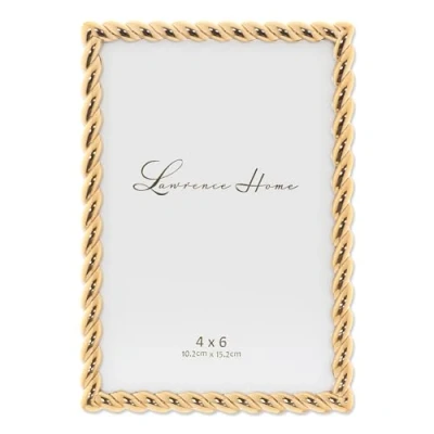 Obrázek Lawrence Frames 712046 Bilderrahmen aus goldenem Seil, 10 x 15 cm