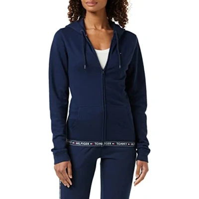 Obrázek Tommy Hilfiger Dámské těžké bundy s průběžným zipem, Modrá (navy blazer)