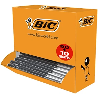 Obrázek BIC 942917 Německo kuličkové pero M10, 0,4 mm, Value Pack 100 kusů, černé