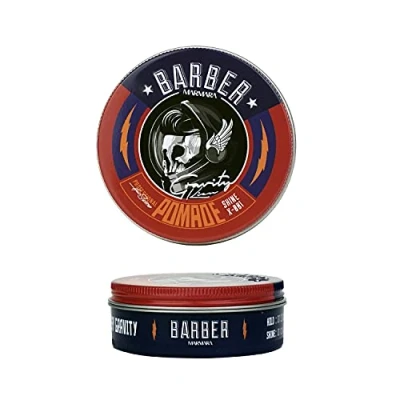 Obrázek BARBER MARMARA POMADE Hair Wax 100 ml vosk na vlasy pánský střední držení High Shine Wet Look modelizační Haarpomáda Barbershop vlasový gel Styling Cream velmi vysoký