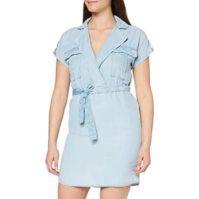 Obrázek Noisy May Nmvera ENDI Košilové šaty, Ženy, Velikost: Medium, Light blue denim