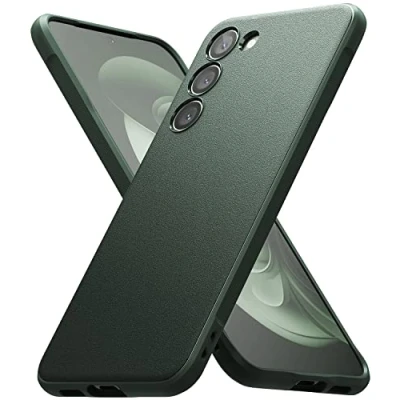 Obrázek Ringke Onyx kompatibilní se Samsung Galaxy S23 5G (2023) pouzdro TPU ochrana rohů nárazuvzdorné tenké odolné proti poškrábání na mobil pro Dark Green