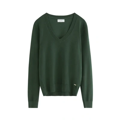 Obrázek Lindex Vneck Svetr, Ženy, Velikost: 44/46, Dark green