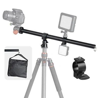 Obrázek TARION stativ Výložné rameno kamera příčný středový sloupek 57 cm s kapsou na pro 360 panoramatické záběry fotografie (rameno kameru)