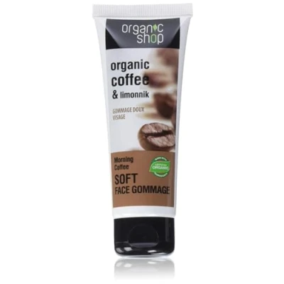 Obrázek Organic Shop Peeling káva Matin Soft Face, 75 ml