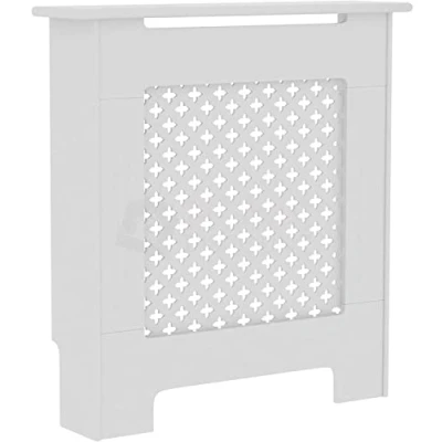 Obrázek Vida Designs Kryt topného tělesa Oxford, bílý, tradiční MDF lakovaný, skříň, malý