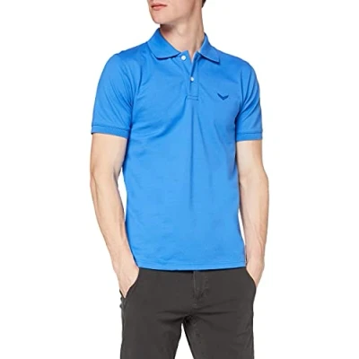 Obrázek Trigema Pánská polokošile Deluxe Piqué, Electric blue