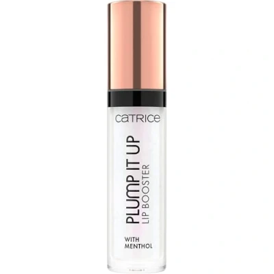 Obrázek Catrice Plump It Up Lip Booster, č. 010, transparentní, chladivý, barevný efekt, zvětšující, lesklý, veganský, bez alkoholu, konzervačních látek, parabenů, 1 balení (3,5 ml)