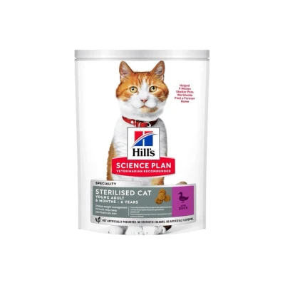 Obrázek HILLS Feline Young Adult Sterilised with Duck 10kg