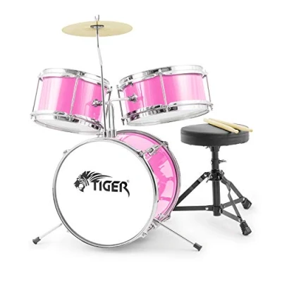 Obrázek TIGER Hudební bicí sada pro děti (3dílná) Jasmín Pink