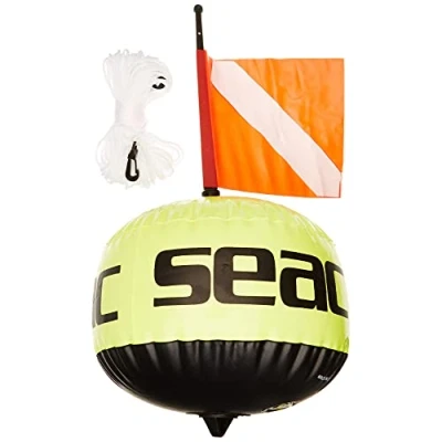 Obrázek Seac Fluorescent Buoy, signální bójka s vlajkou
