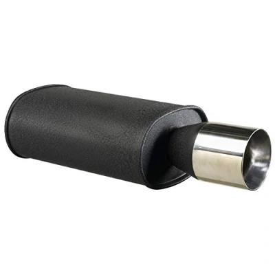 Obrázek AUTO STYLE Ocel sportovní výfuk univerzální 1 x 102 mm kulatý 63,5 přípojka