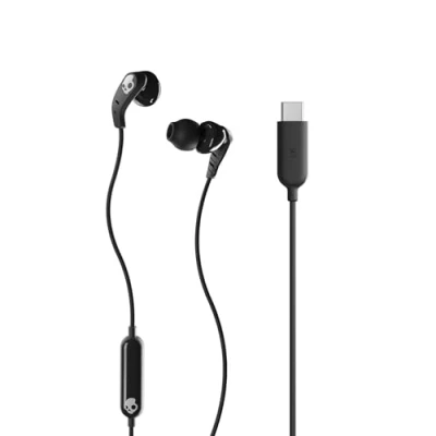 Obrázek Skullcandy Set USB C Kabelgebundener In Ear Kopfhörer, Mikro, Kompatibel mit Android und Laptops Schwarz
