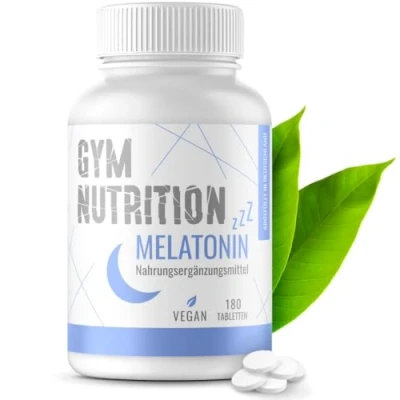 Obrázek Melatonin 180 tablet 0,5 mg v denní dávce Made in Germany prémiová kvalita Vegan na 360 nocí a hodně spánku
