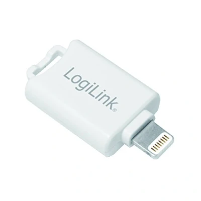 Obrázek LogiLink AA0089 čtečka karet pro Micro SD přístroje s konektorem Lightning certifikováno MFI (Made for iPhone / iPad iPod) !!