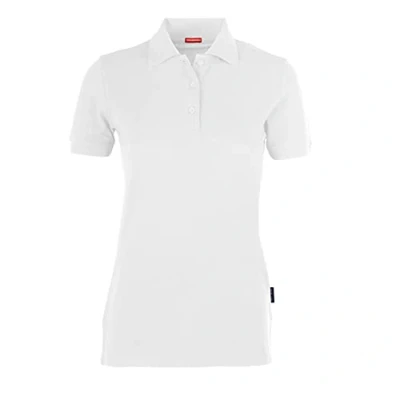Obrázek HRM dámské Heavy Performance Polo I Premium tričko Basic polokošile lze prát do 60 C kvalitní &amp; udržitelné horní díly Workwear, bílá
