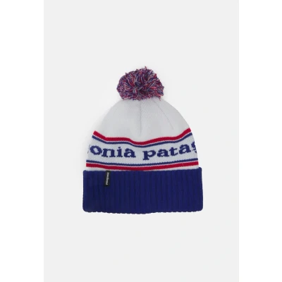 Obrázek Patagonia Pánské Powder Town Beanie, Parkové proužky: Viking modrá, jednotná velikost EU