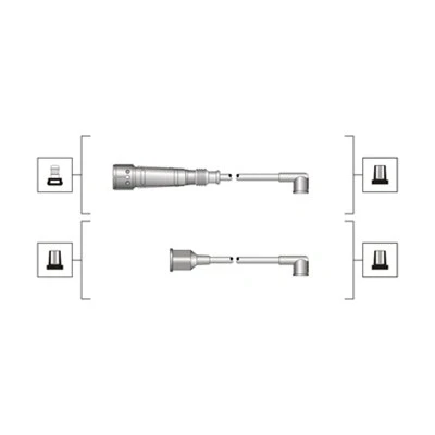 Obrázek Magneti Marelli 941319170017 zapalovací sada vedení