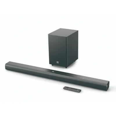 Obrázek JBL Cinema SB 550 3.1kanálový soundbar s integrovaným subwooferem pro zvukový systém domácího kina Bluetooth streamováním hudby a Dolby Audio černý