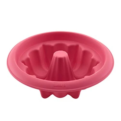 Obrázek Lurch 83043 FlexiForm bábovka / koláčová forma z 1 platiny silikonu bez BPA pro speciální kreace na pečení, vnitřní rozměr 18 cm, Cotton Candy, x 6 cm