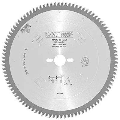 Obrázek CMT ORANGE TOOLS 296.190.64FF KREISSÄGEBLATT FÜR EISENFREIE LAMINATE/PLASTIK 190X2.8XFF Z=64 6 TRAPEZ.