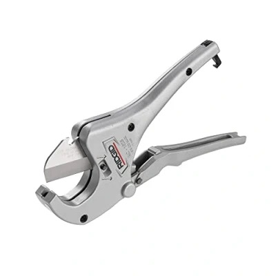 Obrázek RIDGID 23498 model RC 1625 Nůžky na trubky s ráčnou plast, řezačka plastových trubek od 3 mm do 42 mm, stříbrné