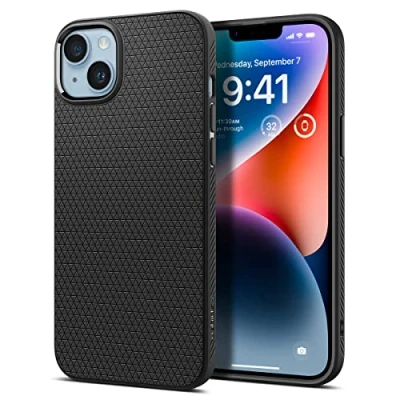 Obrázek Spigen Liquid Air Pouzdro kompatibilní s iPhone 14 Case na mobil matná černá