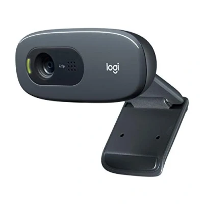 Obrázek Logitech C270 HD Webová kamera pro videokonference s širokoúhlou obrazovkou, redukcí šumu mikrofonu a automatickou korekcí světla, černá