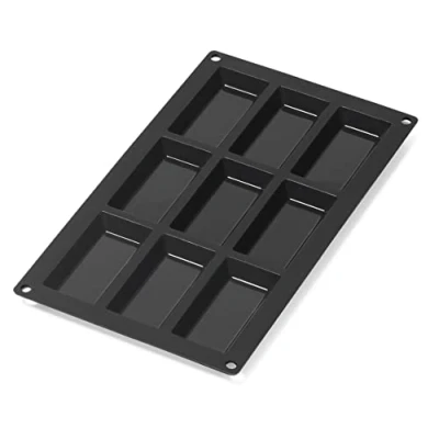Obrázek Lékué GOURMET FINANCIER, finanční forma, 9 prohlubní, černá, LK, silikon