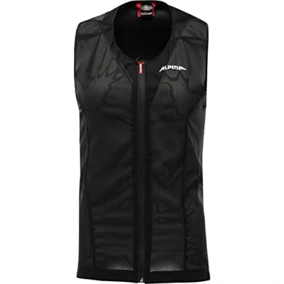 Obrázek ALPINA PROSHIELD JUNIOR VEST Flexibilní, prodyšný &amp; individuálně nastavitelný chránič zad pro děti, černý, 128