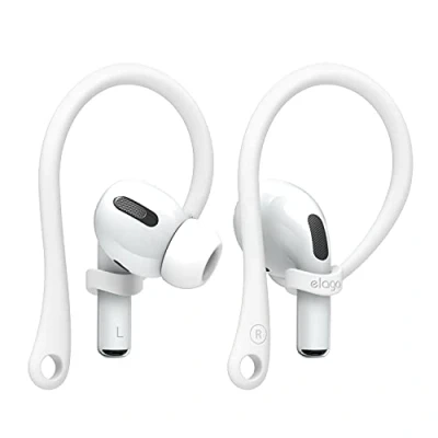 Obrázek elago EarHooks kompatibilní s AirPods 4, 3, Pro, 2, 1 pouzdro vylepšené, perfektní náhradní háček do ucha [přihlášený US patent] (bílý)