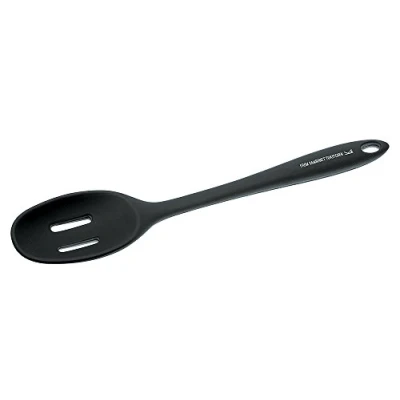 Obrázek Rosenthal sambonet odlévací lžíce, lžíce na těstoviny, kuchyňské pomůcky silikon šedá děrovaná 29 cm