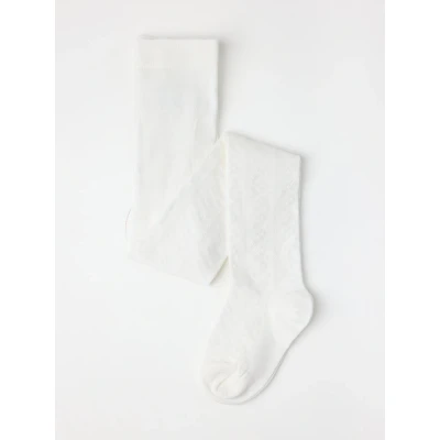 Obrázek Lindex Pointelle Punčocháče pro děti, Velikost: 98/104, Light dusty white