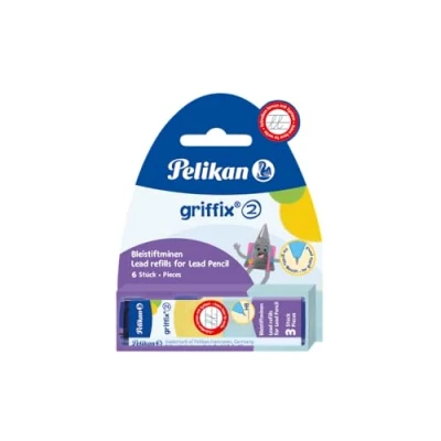 Obrázek Pelikan Griffix náplně do tužek, HB, šířka: 2 mm, balení po 3 náplních