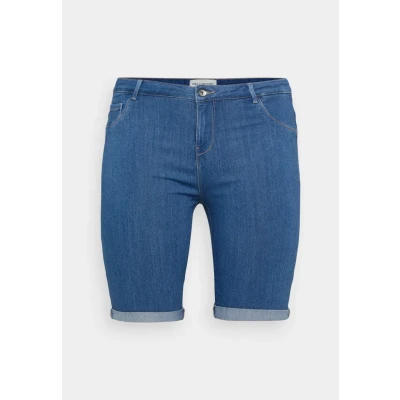 Obrázek CARMAKOMA dámské džínové šortky CARTHUNDER Skinny Fit šortky, Středně modrý denim