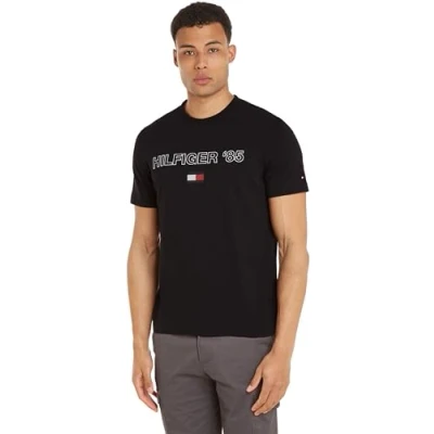 Obrázek Tommy Hilfiger TEE Triko s potiskem, Muži, Velikost: XS, Black