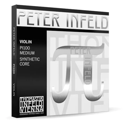 Obrázek Thomastik Strings for Violin Synthetic Core Peter Infeld set 4/4 E Platinum, D Silver, demanding musicians