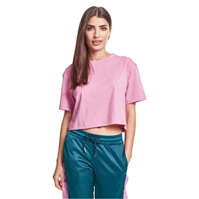 Obrázek Urban Classics Ladies Short Oversized TEE Jednoduché tričko, Ženy, Velikost: XL, Coolpink