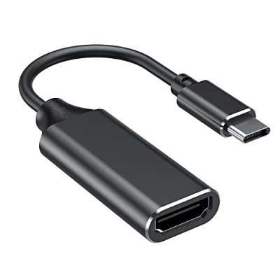 Obrázek Adaptér USB C, typ c k HDMI 4K (kompatibilní s Thunderbolt 3) Pro MacBook 2018/2017, iPad 2018, Samsung Note 9/S9/S10, Huawei Mate 20/P20 a další (černý)