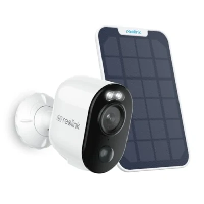 Obrázek Reolink 5MP monitorovací kamera venkovní akumulátor Argus 3 Pro + solární panel, 2,4/5GHz WiFi, Wi Fi s rozpoznáním člověka/auta/zvířat, barevné noční vidění, není nutný