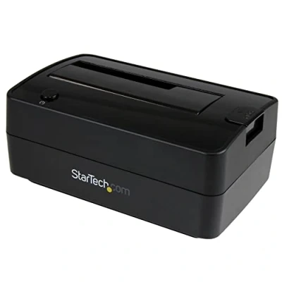 Obrázek StarTech.com 1 Bay USB 3.1 / eSATA na SATA pevné disky dokovací stanice, externí (10 Gbit/s) pevný disk dock, 2,5/3,5&quot; III HDD/SSD Top Loading slot pro mechaniku (SDOCKU313E)