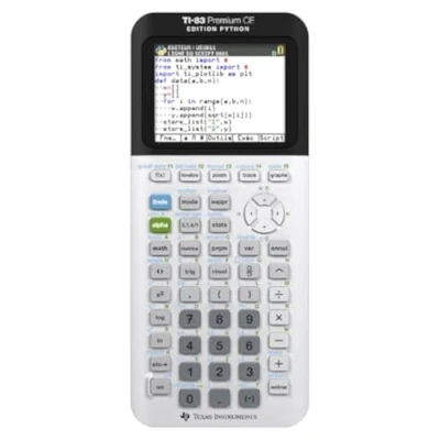 Obrázek Texas Instruments TI 83 PREMIUM CE EDITION PYTHON Grafikrechner (nur mit französischer Anleitung und Sprache)